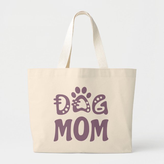 Bolso De Tela Gigante Perro Mamá (Frente)