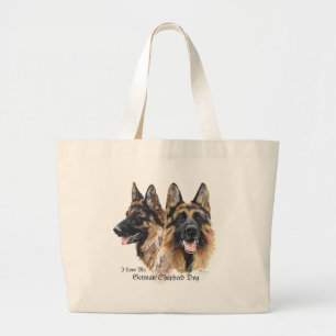 Bolso De Tela Gigante Perro Pastor Alemán