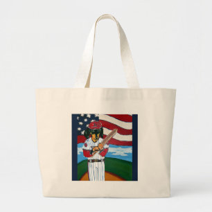 Bolso De Tela Gigante perro salchicha de béisbol
