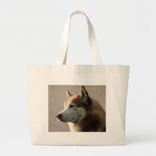 Bolso De Tela Gigante Perros del husky siberiano