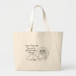Bolso De Tela Gigante Perros Pekingeses Witty Sayings