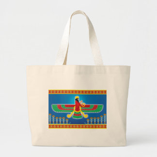 Bolso De Tela Gigante Persa Faravahar del Zoroastrian