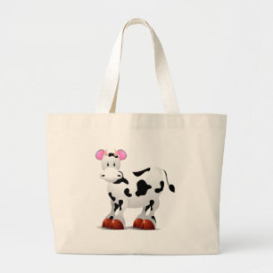 Bolso De Tela Gigante Personajes de dibujos animados felices lindos de