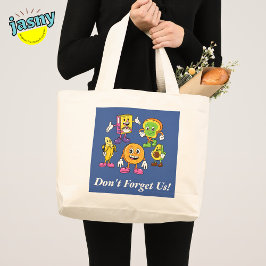 Bolso De Tela Gigante Personajes divertidos de dibujos animados