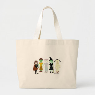 Bolso De Tela Gigante Personajes Junior De Halloween