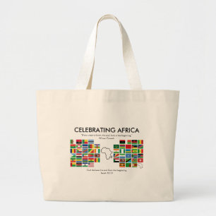 Bolso De Tela Gigante Personalizado CELEBRANDO ÁFRICA