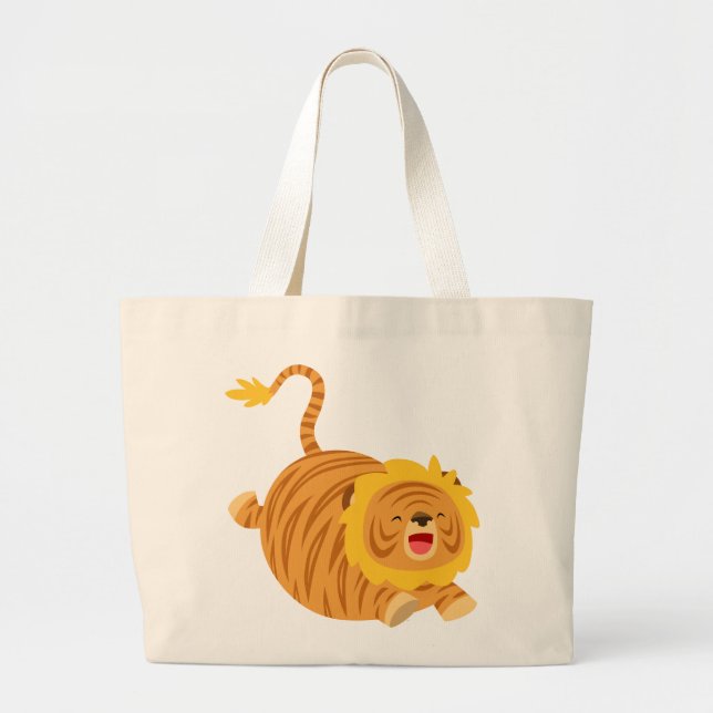 Bolso De Tela Gigante Personalizado Cute Bouncy Liger Bag (Frente)