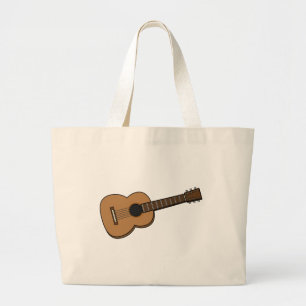 Bolso De Tela Gigante Personalizado de guitarra