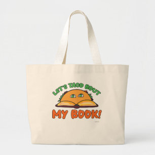 Bolso De Tela Gigante Personalizado de promoción de autor de libro Taco
