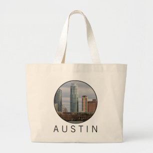 Bolso De Tela Gigante Personalizado fotográfico de su ciudad alrededor