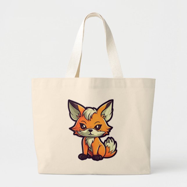 BOLSO DE TELA GIGANTE PERSONALIZADO FOX (Frente)