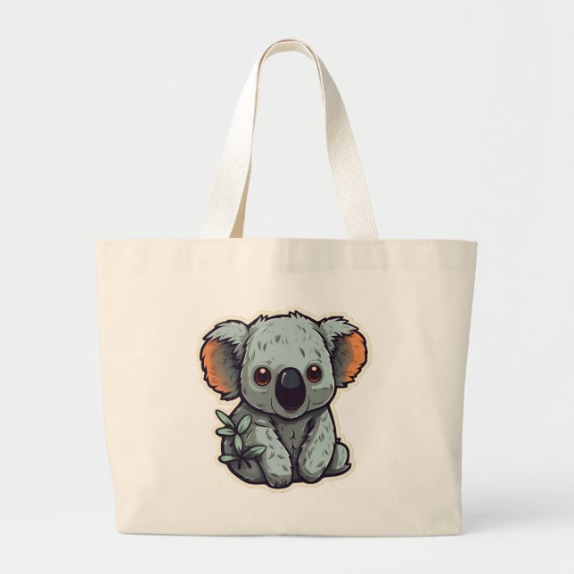 BOLSO DE TELA GIGANTE PERSONALIZADO KOALA BEAR (Frente)