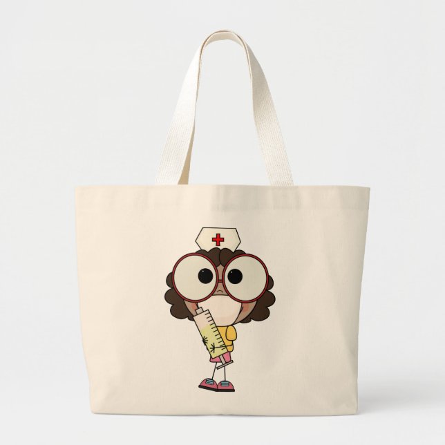 Bolso De Tela Gigante Personalizado Nurse tote bag (Frente)