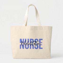 Bolso De Tela Gigante Personalizado simple de enfermería Especialidad de