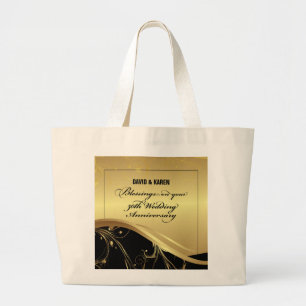 Bolso De Tela Gigante Personalizar, 50 aniversario Boda Religioso