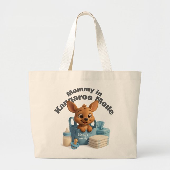 Bolso De Tela Gigante Personalized Baby Tote Bag – Deer & Gifts (Frente)