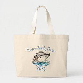Bolso De Tela Gigante Personalized Fun Cruise Ship