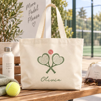 Bolso De Tela Gigante Personalized Padel Tote Bag Custom Name