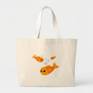 Bolso De Tela Gigante Pescado Cutte