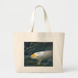 Bolso De Tela Gigante Pescado de oro en el lago