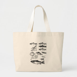 Bolso De Tela Gigante Pescados 25
