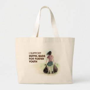 Bolso De Tela Gigante Petates para el tote adoptivo de la juventud