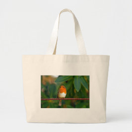 Bolso De Tela Gigante Petirrojo de Navidad