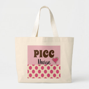 Bolso De Tela Gigante PICC Chick: Enfermera de inserción de LÍNEA PICC