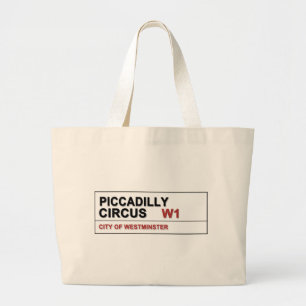 Bolso De Tela Gigante Piccadilly Circus London