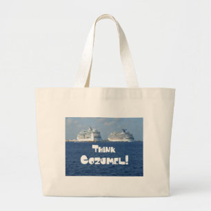 Bolso De Tela Gigante ¡Piensa en Cozumel!