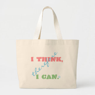 Bolso De Tela Gigante Pienso Luego Puedo Gran Tote