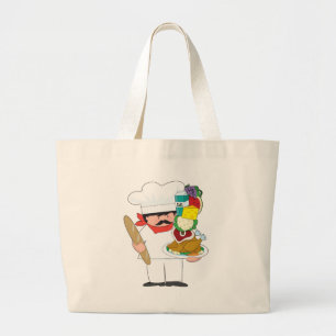 Bolso De Tela Gigante Pila del cocinero