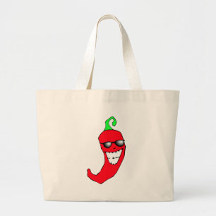 Bolso De Tela Gigante Pimienta de chile fresca