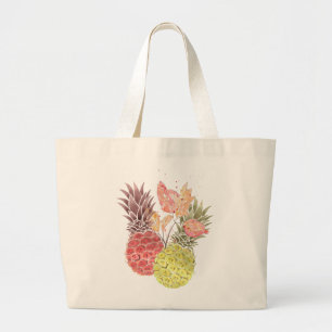 Bolso De Tela Gigante Piñas, parejas dulces.