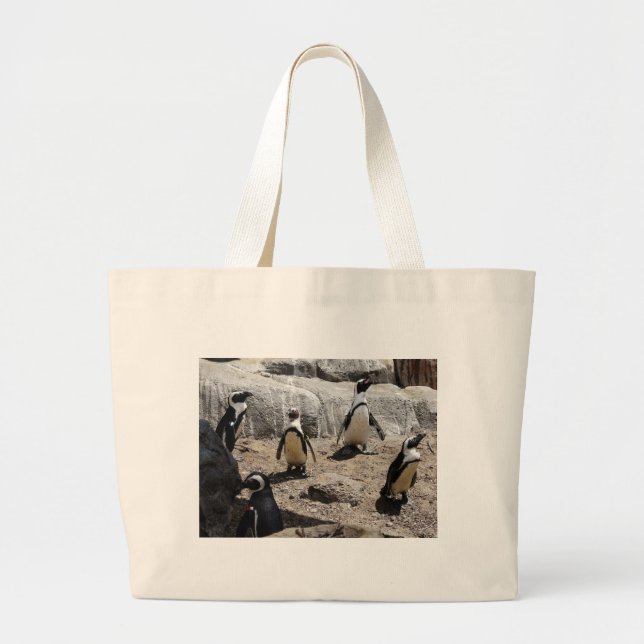 Bolso De Tela Gigante pingüino, 2 (Frente)