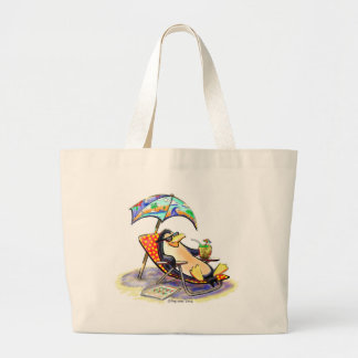 Bolso De Tela Gigante pingüino del beaoh