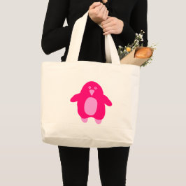 Bolso De Tela Gigante Pingüino Personalizado