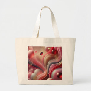 Bolso De Tela Gigante Pink Abstract Tote Bag