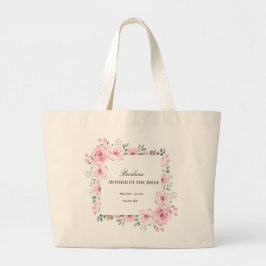 Bolso De Tela Gigante Pink Floral Mother of the Bride 