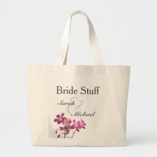 Bolso De Tela Gigante Pink Flower Wedding Gear Tote