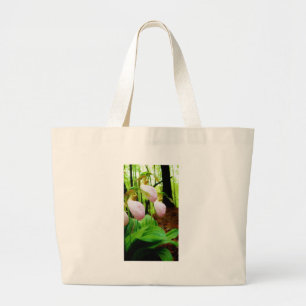 Bolso De Tela Gigante Pink Lady Slipper Wild Orchid