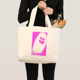 Bolso De Tela Gigante Pinkowen lindo fantasma