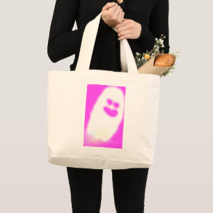 Bolso De Tela Gigante Pinkowen lindo fantasma