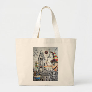 Bolso De Tela Gigante Pinocchio divertido