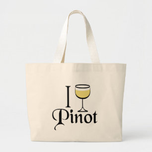 Bolso De Tela Gigante Pinot Grigio Wine Lover