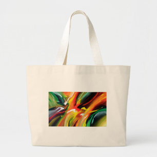 Bolso De Tela Gigante Pintura abstracta de expresionismo