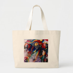 Bolso De Tela Gigante Pintura abstracta de Kandinsky 1913