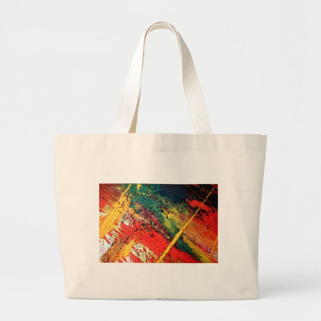 Bolso De Tela Gigante Pintura abstracta moderna (Frente)