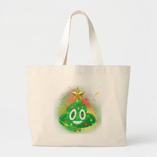 Bolso De Tela Gigante Pintura de aerosol del árbol de navidad de la
