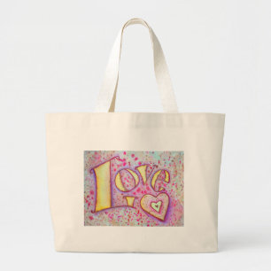 Bolso De Tela Gigante Pintura de amor